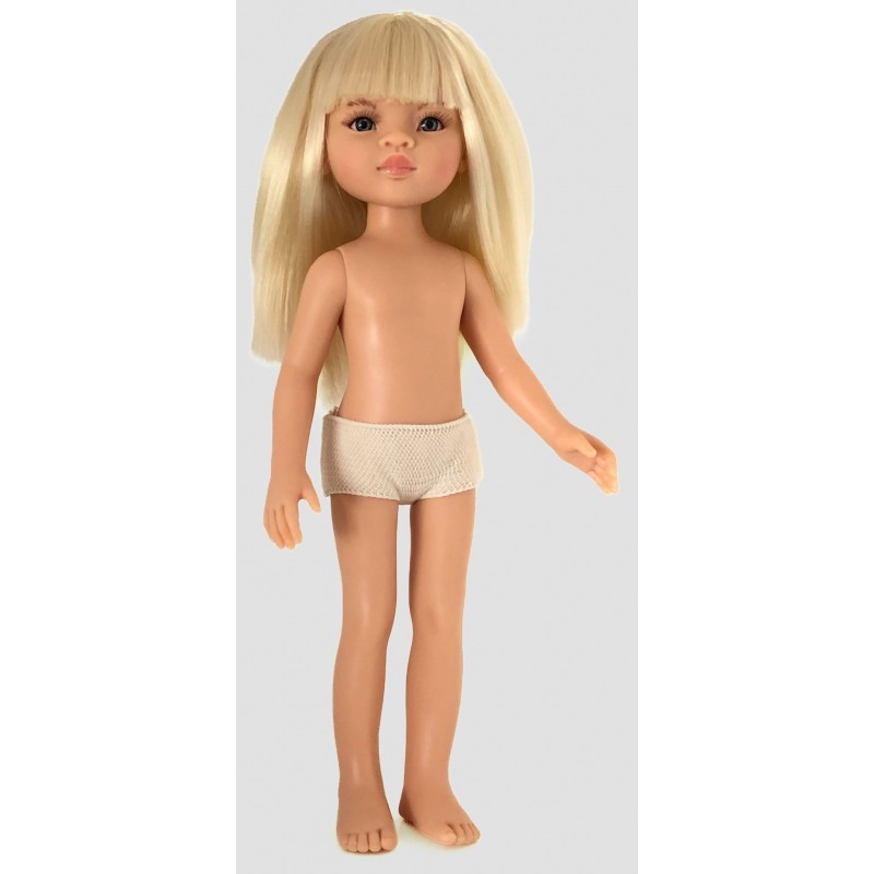 Кукла Paola Reina Маника с платиновыми волосами без одежды, 32 см 